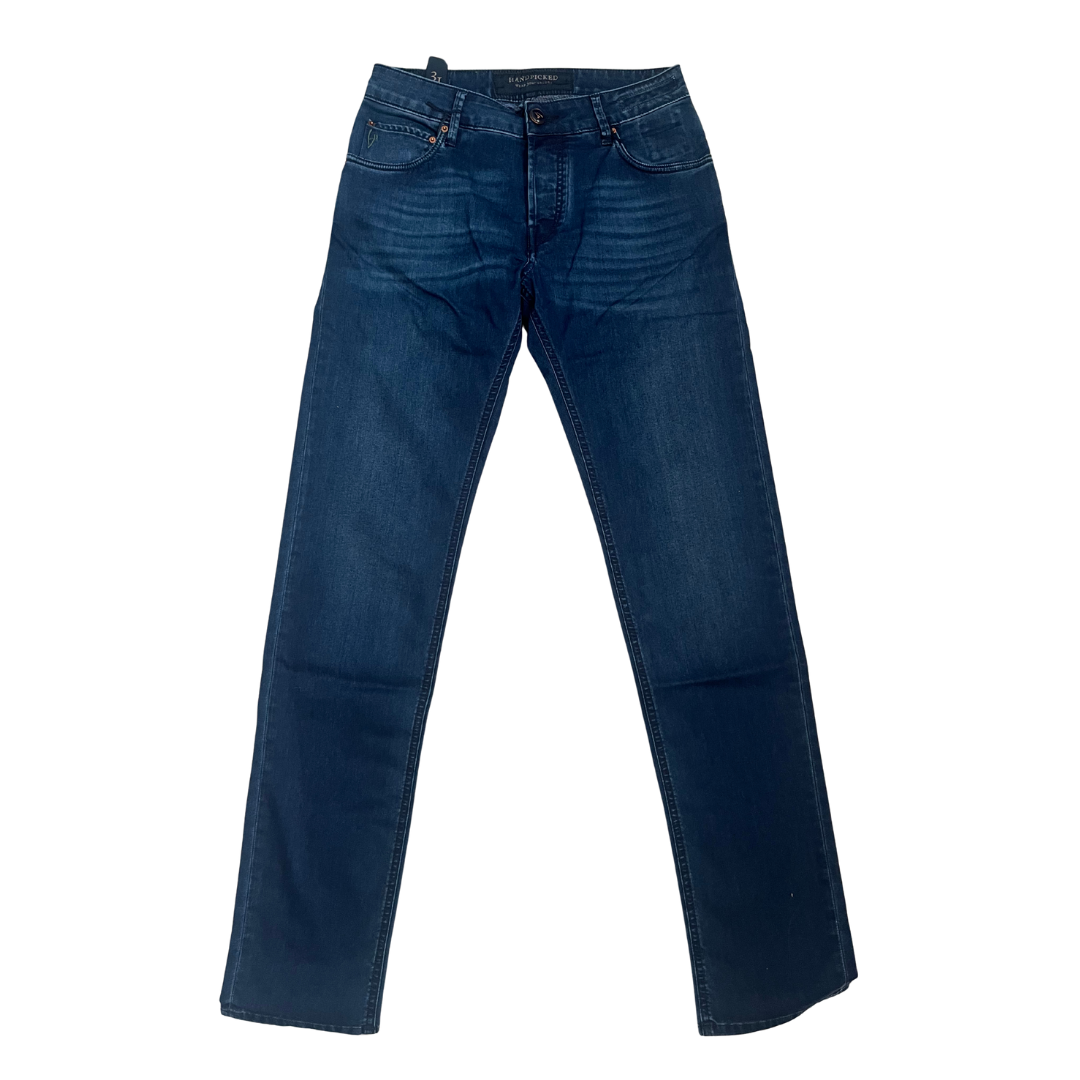 Handpicked Orvieto Slim Fit Jeans (Navy) (New)