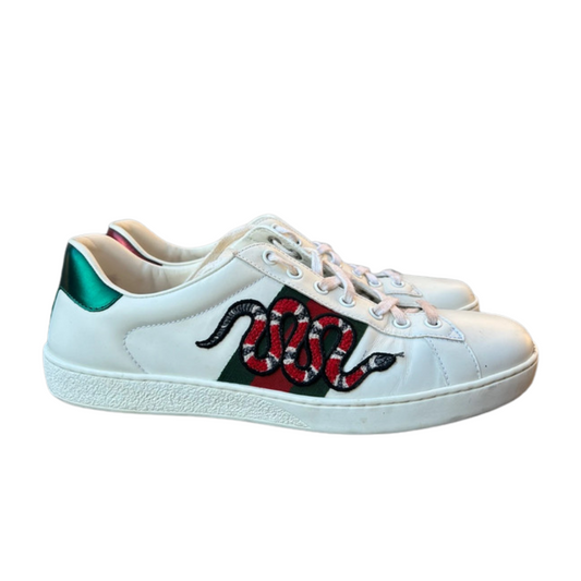 Gucci Ace Sneakers (White)