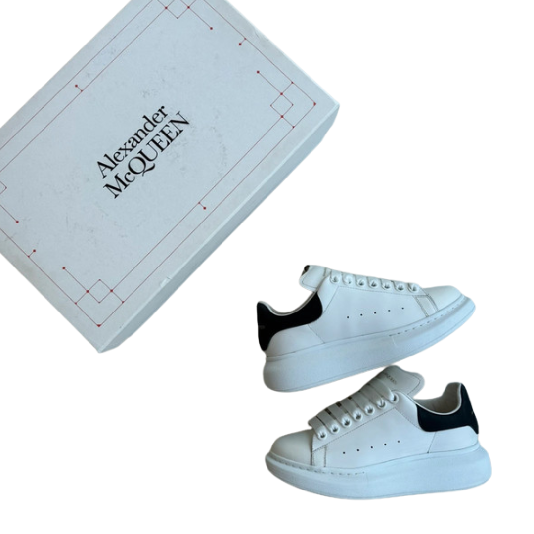 Alexander Mcqueen Sneakers (White Black) (Womens)