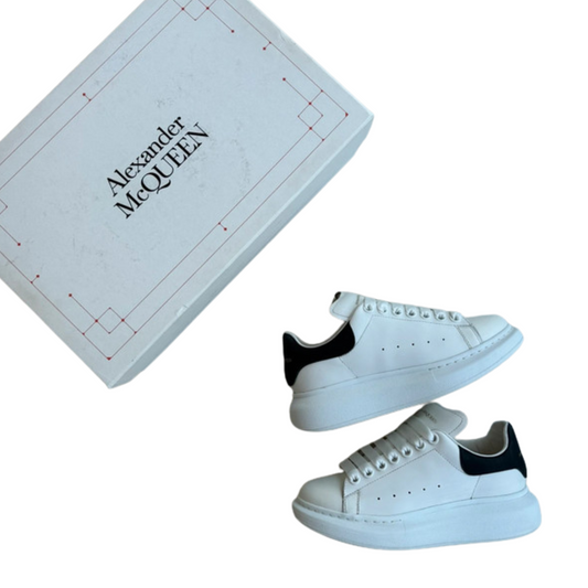 Alexander Mcqueen Sneakers (White Black) (Womens)