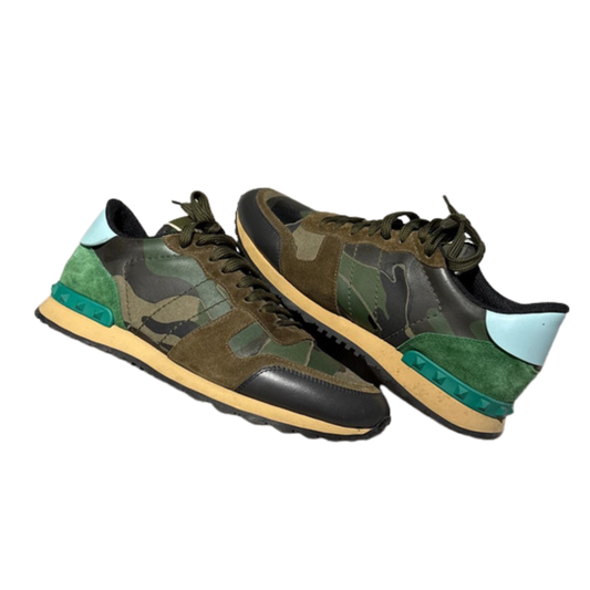 Valentino Garavani Rockrunner Sneakers (Khaki)
