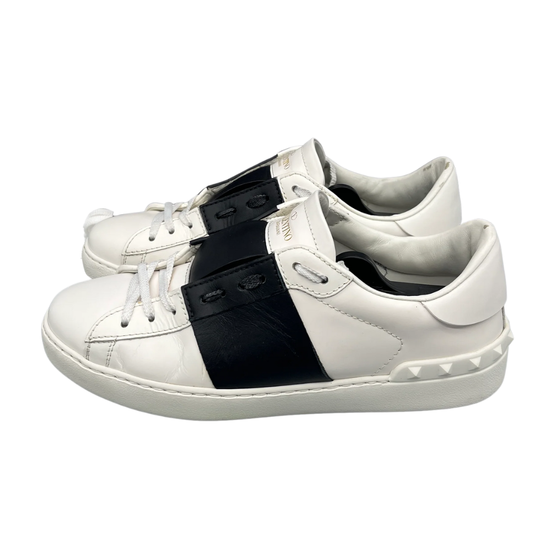 Valentino Garavani Open Sneakers (White Black)