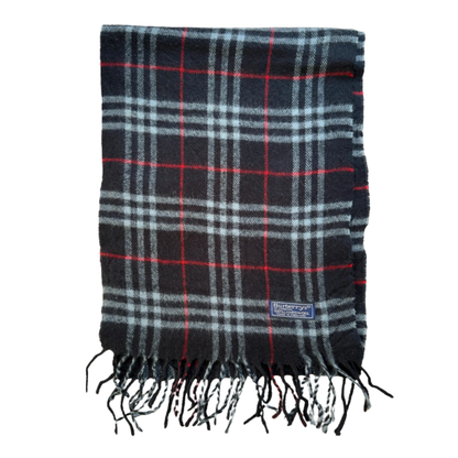 Burberry Scarf (Navy) (Vintage)