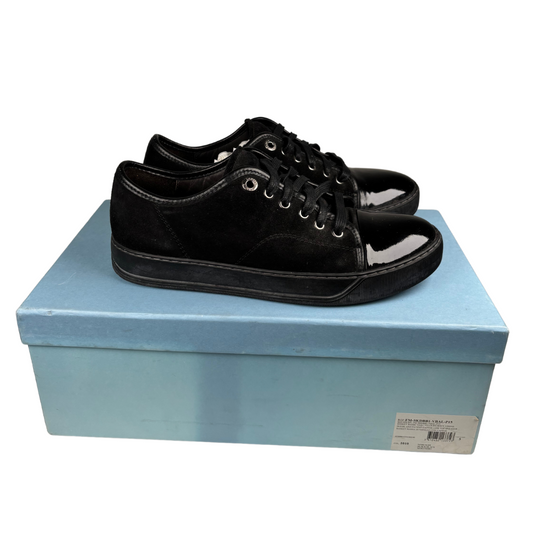 Lanvin Cap-Toe Sneakers (Black)