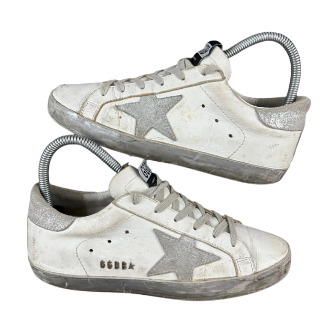 Golden Goose Superstar Sneakers (White) (Women's)