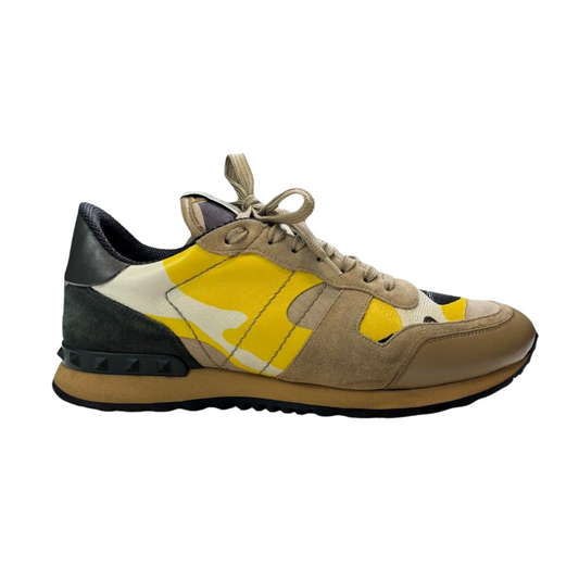 Valentino Garavani Rockrunner Sneakers (Beige)