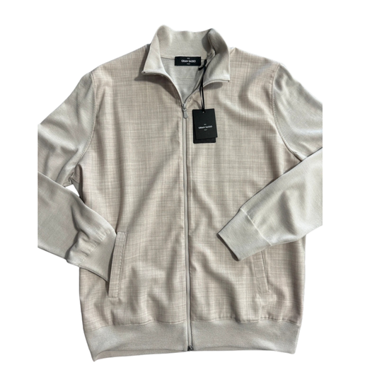 Gran Sasso Cardigan Zip Jacket (Beige) (New)