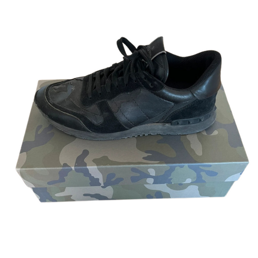 Valentino Garavani Rockrunner Sneakers (Black)