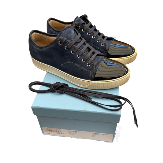 Lanvin Cap Toe Sneakers (Royal Blue)