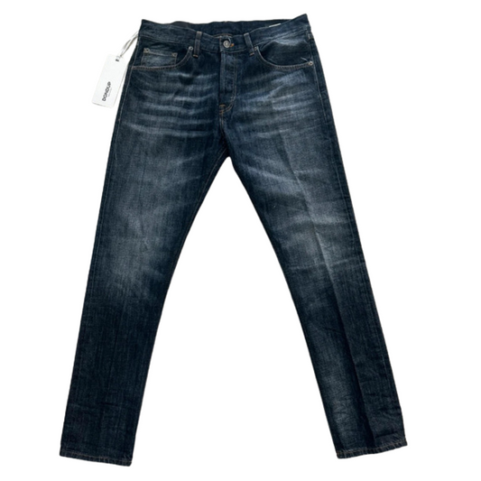 Dondup Icon Straight Fit Jeans (Dark Grey) (New)