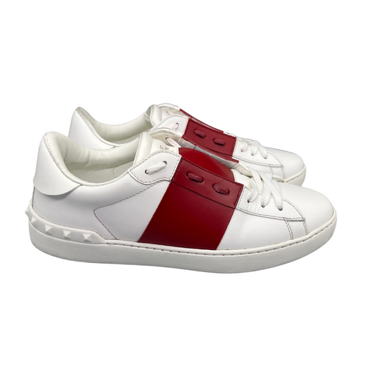 Valentino Garavani Open Sneakers (White Red)