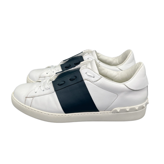 Valentino Garavani Open Sneakers (White Navy)