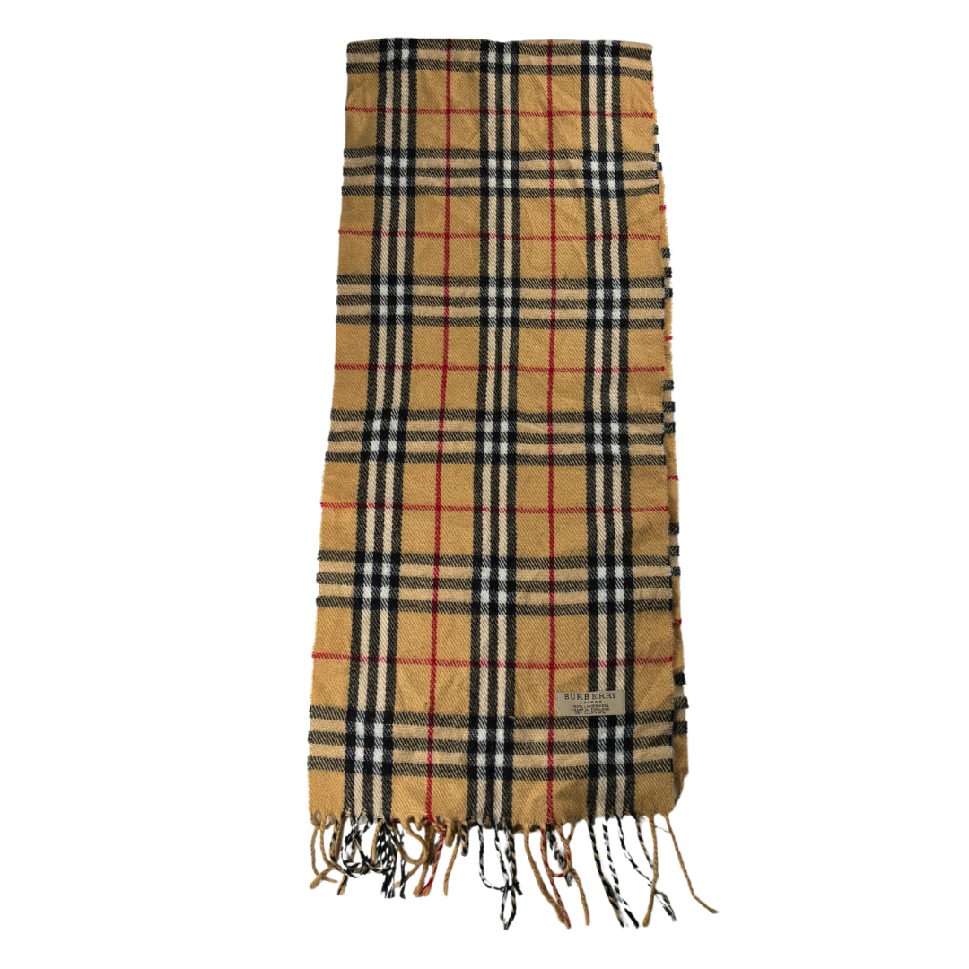 Burberry Scarf (Beige) (Vintage)