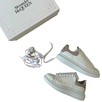 Alexander Mcqueen Sneakers (White Pink) (Womens)