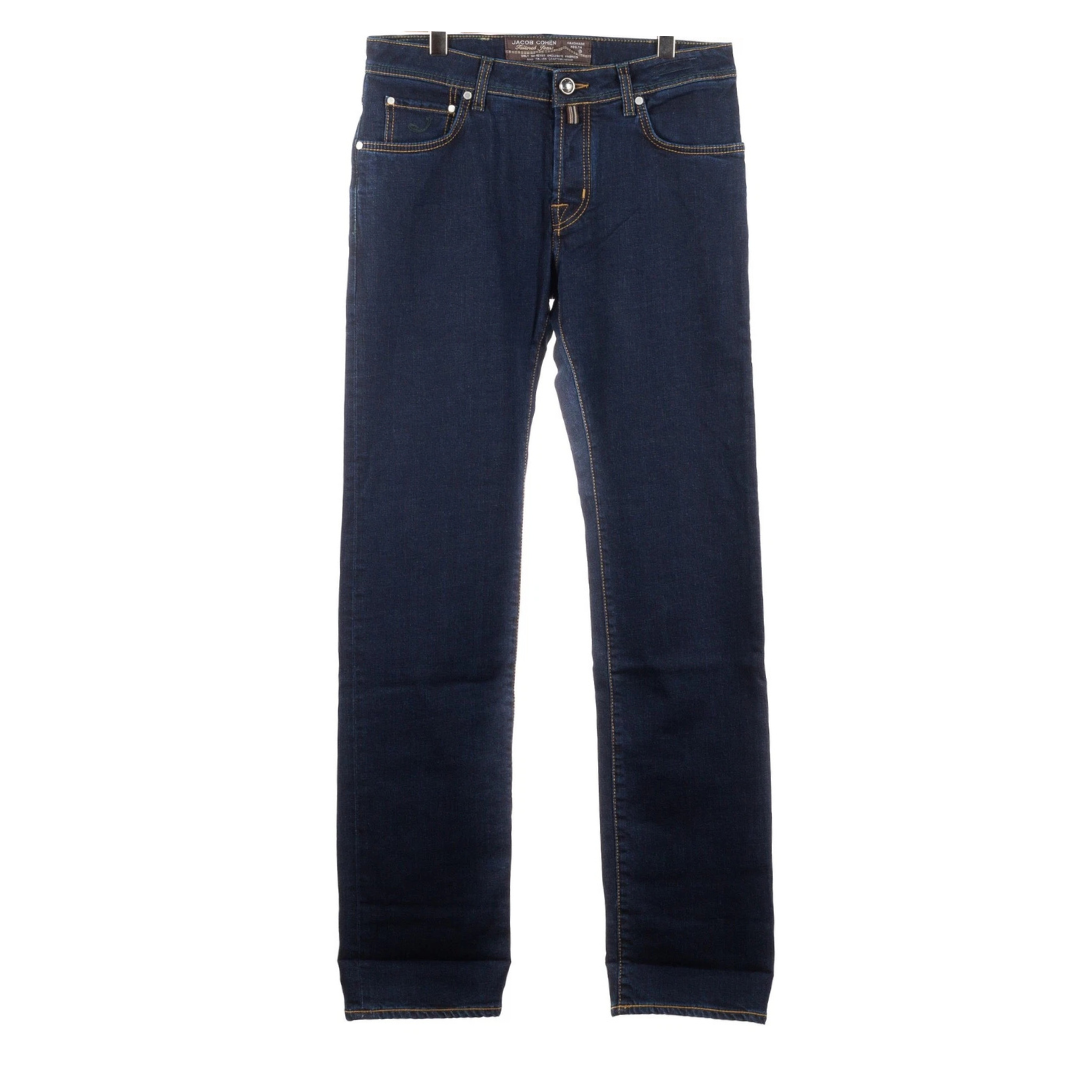 Jacob Cohën 620 Straight Fit Jeans (Navy) (New)