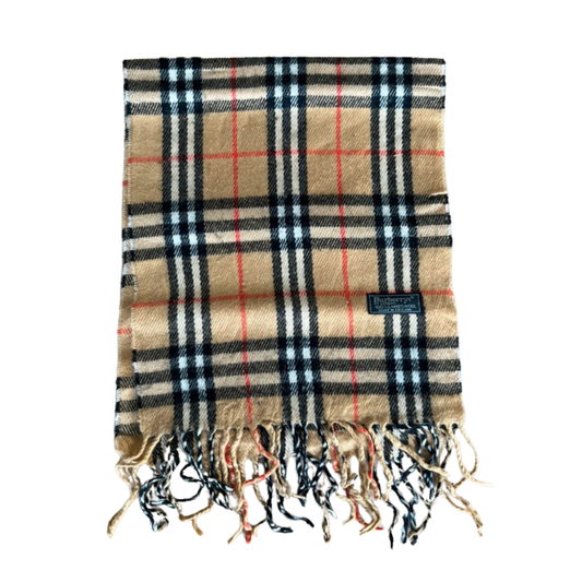 Burberry Scarf (Beige) (Vintage)