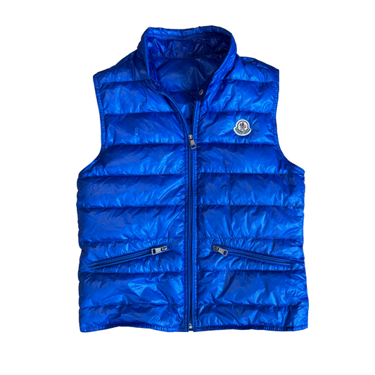 Moncler Gui Gilet Down Vest (Blue)