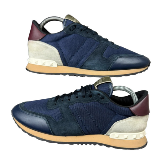 Valentino Garavani Rockrunner Sneakers (Navy)