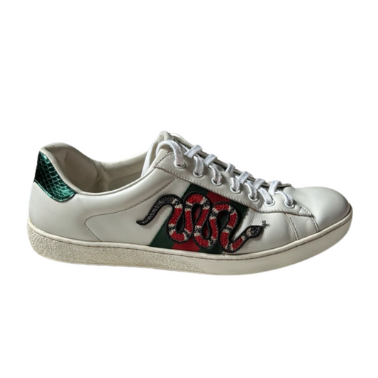 Gucci Ace Sneakers (White)