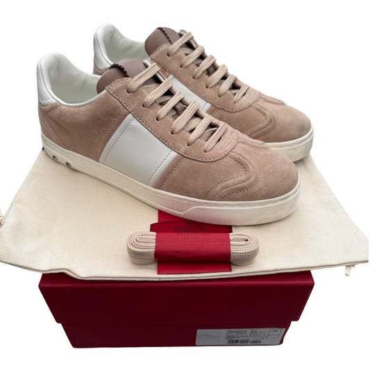 Valentino Garavani Flycrew Sneakers (Pink) (Womens)