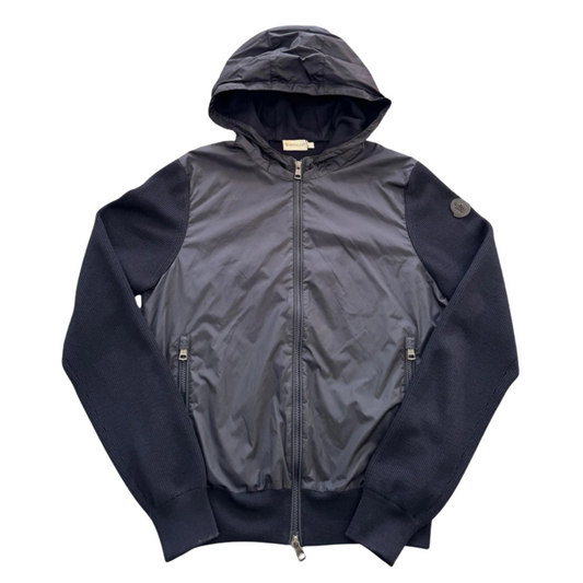 Moncler Maglione Tricot Cardigan Jacket (Black)