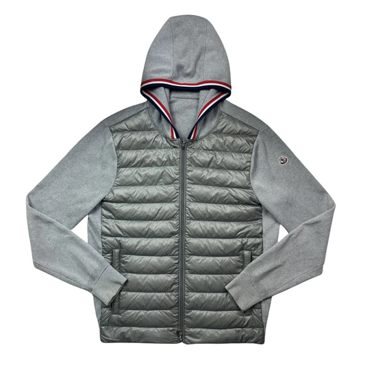 Moncler Maglia Tricot Cardigan Jacket (Grey)