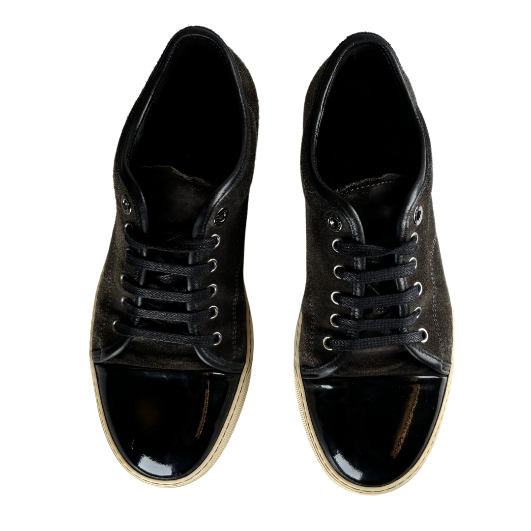 Lanvin Cap Toe Sneakers (Brown)