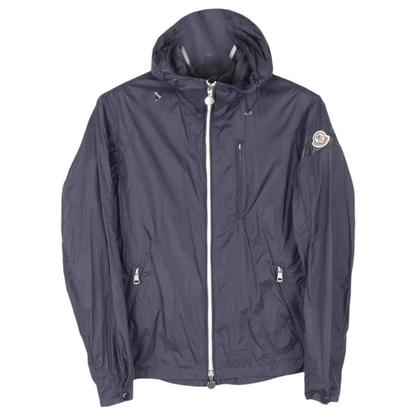Moncler Oranger Hooded Windbreaker Jacket (Navy)