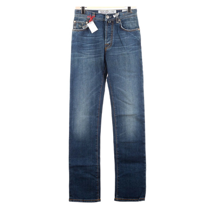 Jacob Cohën 610 Limited Edition Straight Fit Jeans (Navy) (New)