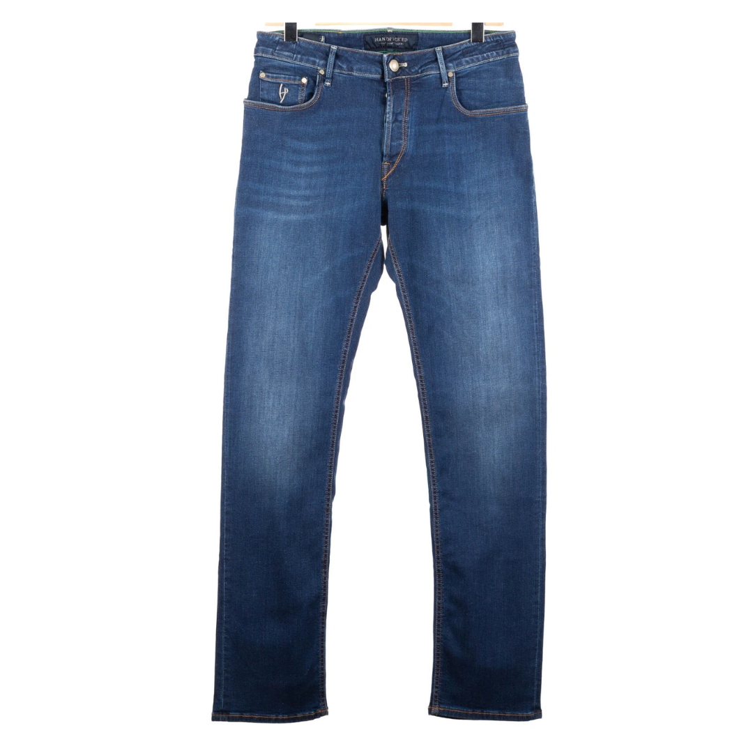 Handpicked Ravello Slim Fit Jeans (Navy) (New)