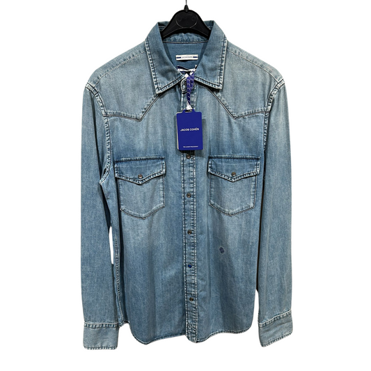 Jacob Cohën Denim Overshirt Jacket (Blue) (New)
