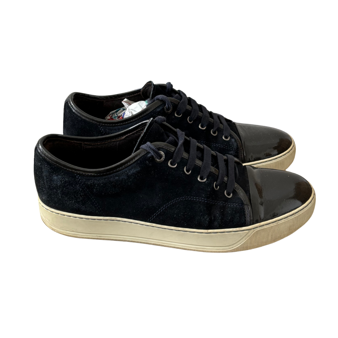 Lanvin Cap Toe Sneakers (Navy)