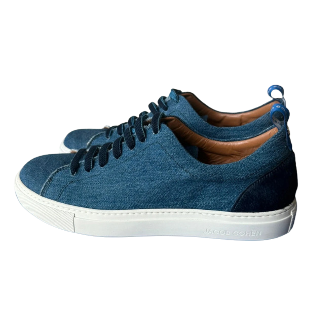 Jacob Cohën Denim Sneakers (Navy) (New)