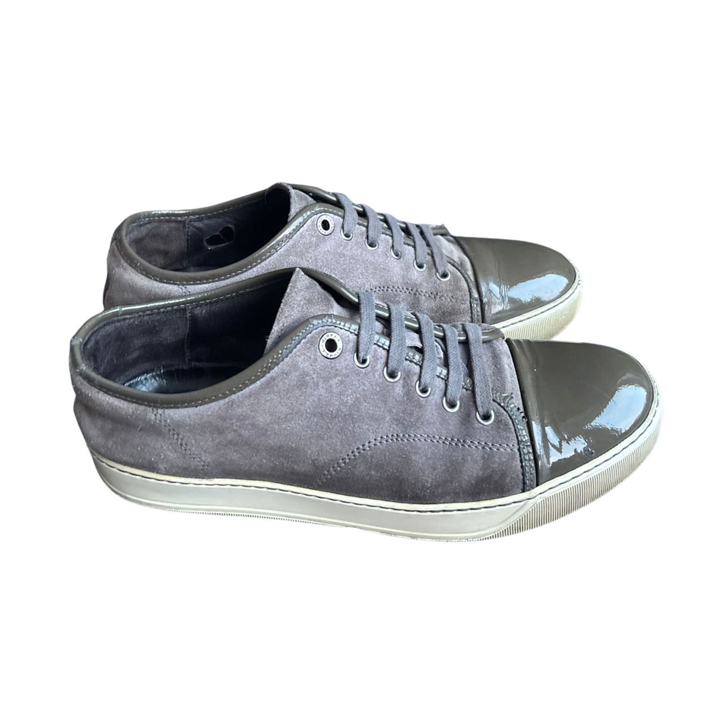 Lanvin Cap Toe Sneakers (Khaki)