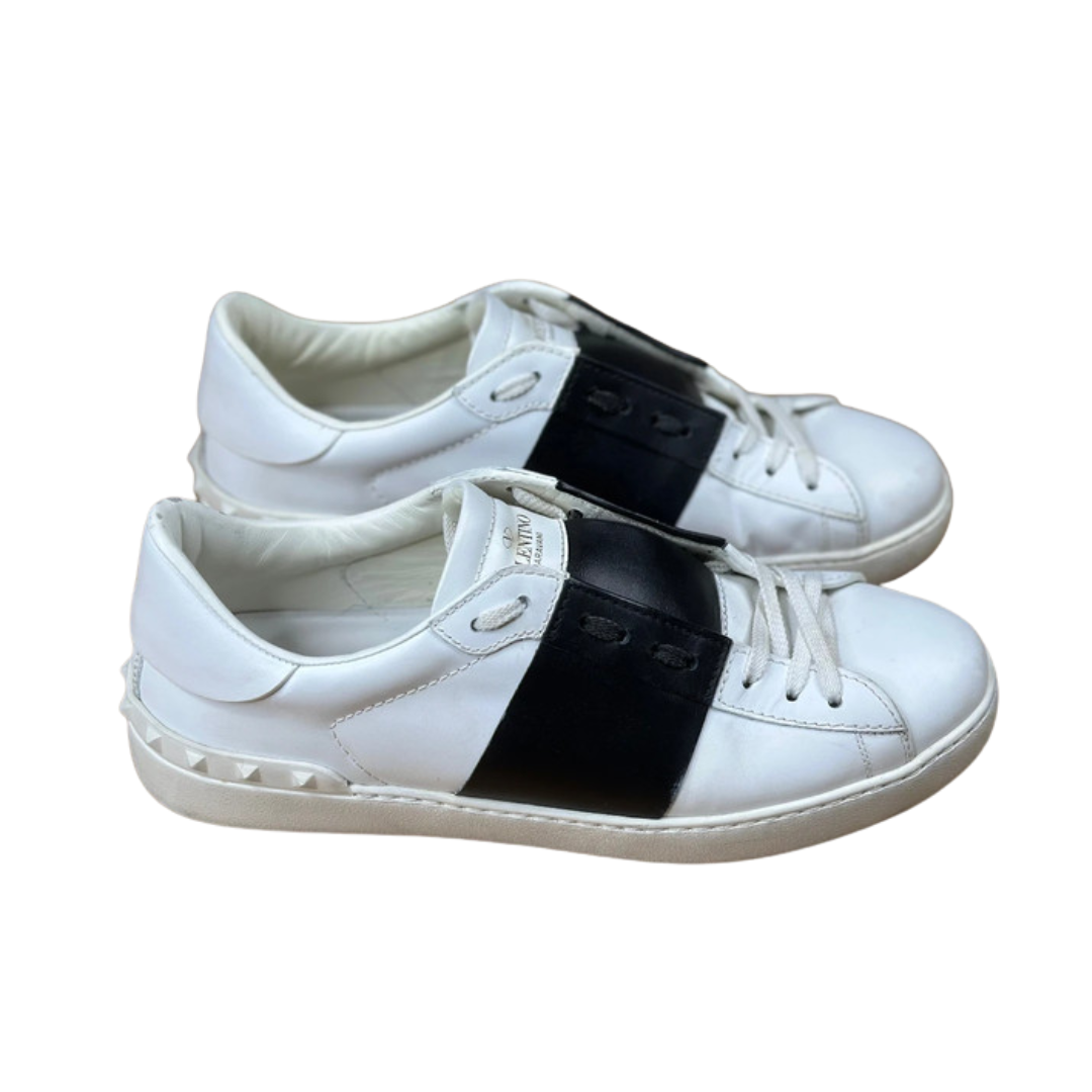 Valentino Garavani Open Sneakers (White Black)