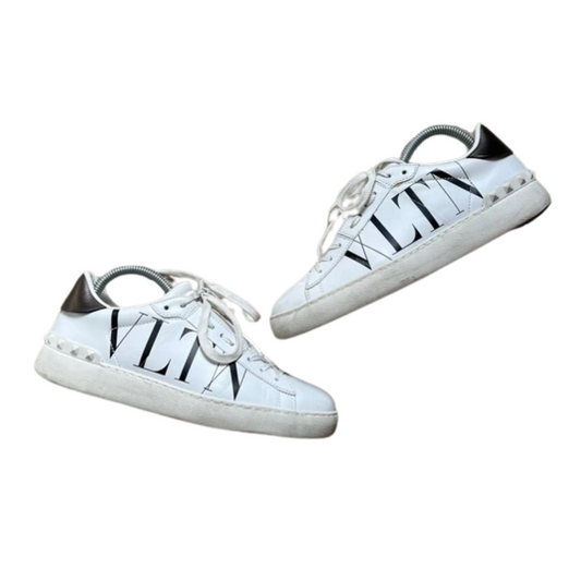 Valentino Garavani Open Sneakers (White Gold) (Women's)
