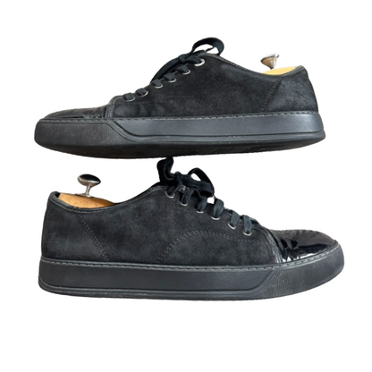 Lanvin Cap Toe Sneakers (Black)