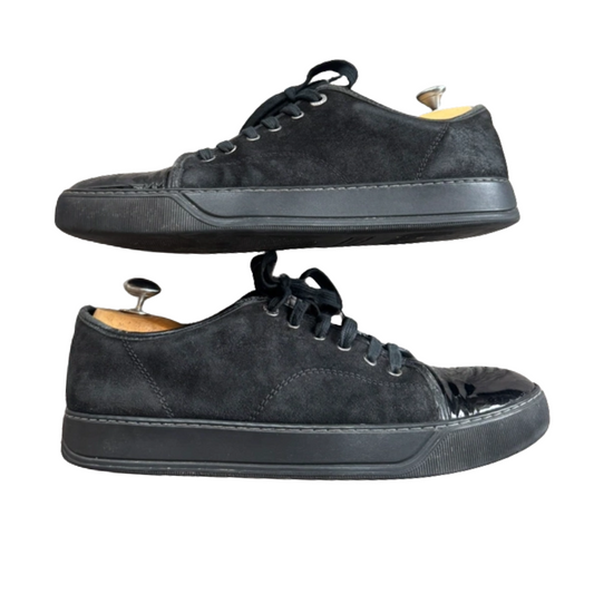 Lanvin Cap Toe Sneakers (Black)