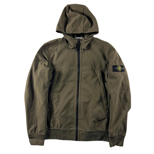 Stone Island Soft Shell Jacket (Khaki)