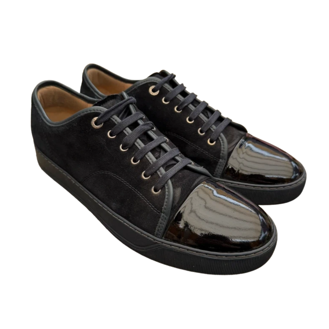 Lanvin Cap Toe Sneakers (Black)