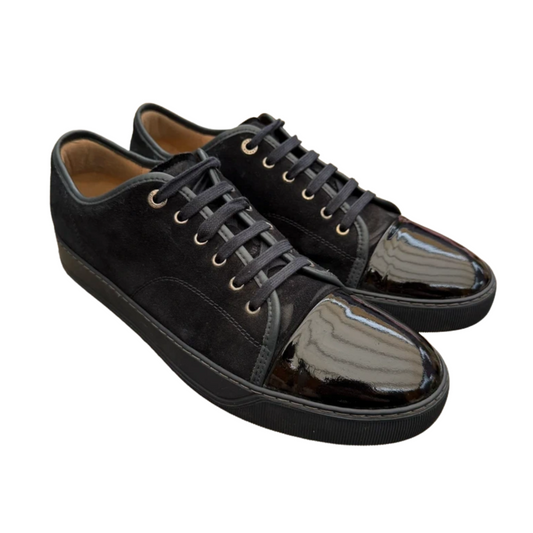 Lanvin Cap Toe Sneakers (Black)