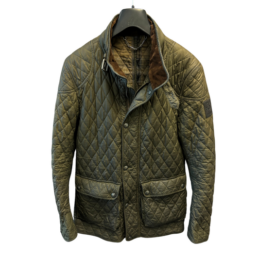 Belstaff Quilted Jacket (Olive Green)