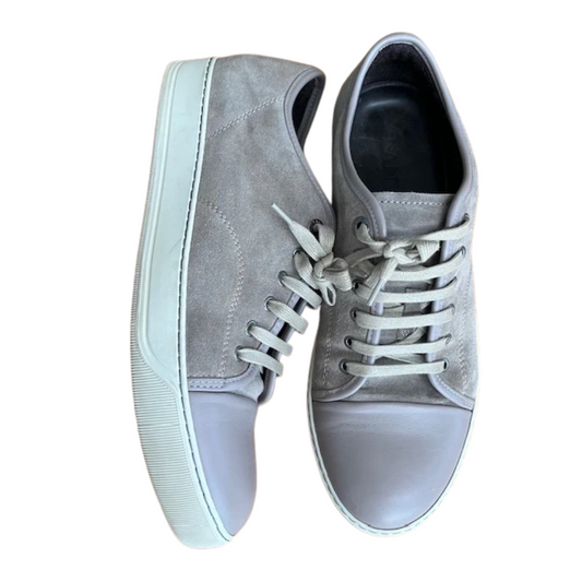 Lanvin Cap Toe Sneakers (Beige)
