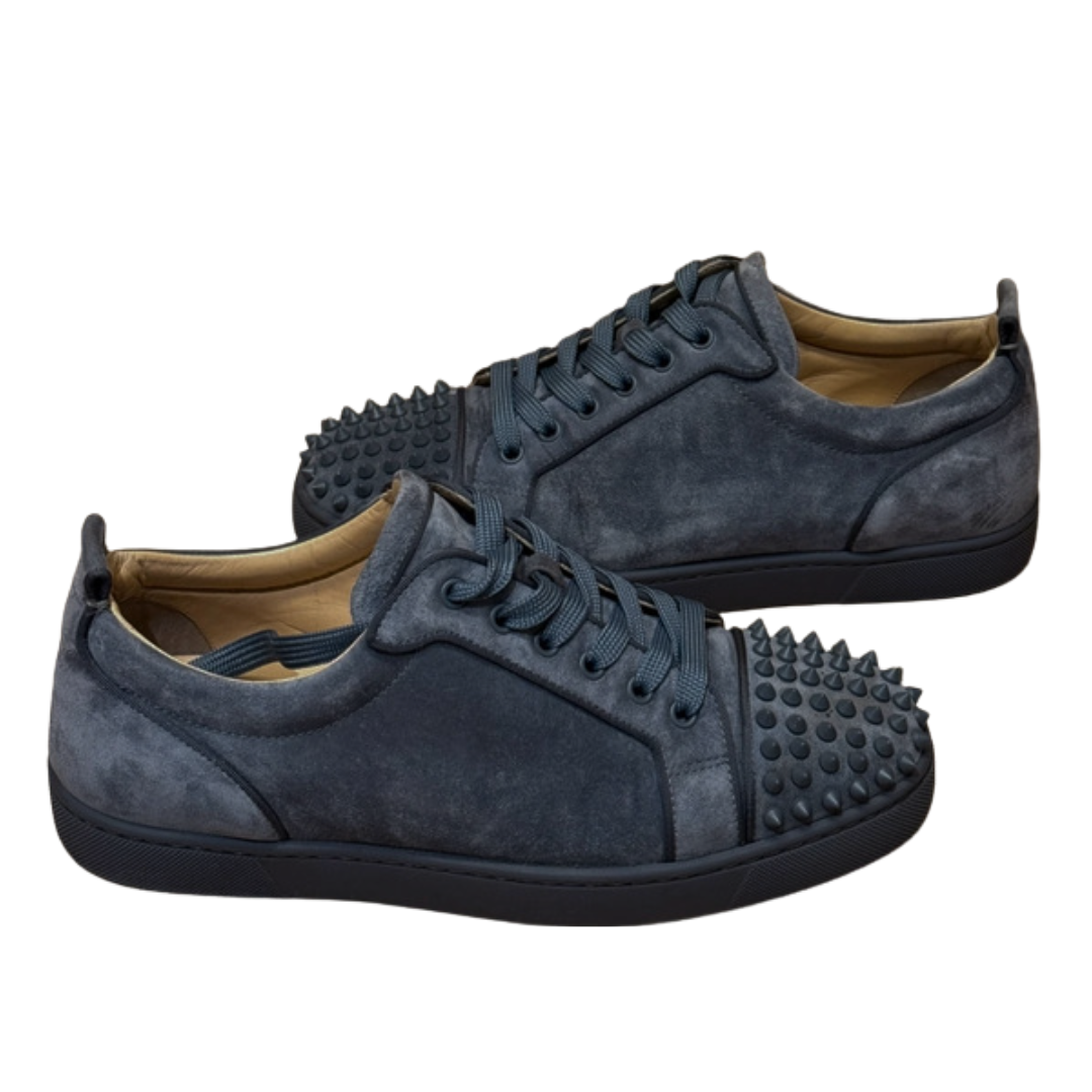 Christian Louboutin Louis Junior Spike Sneakers (Navy)