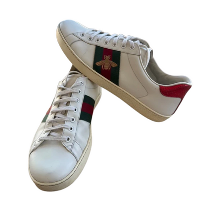 Gucci Ace Sneakers (White)