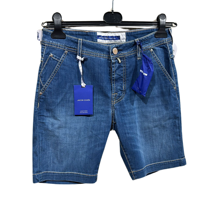 Jacob Cohën Lou Bermuda Shorts (Navy) (New)