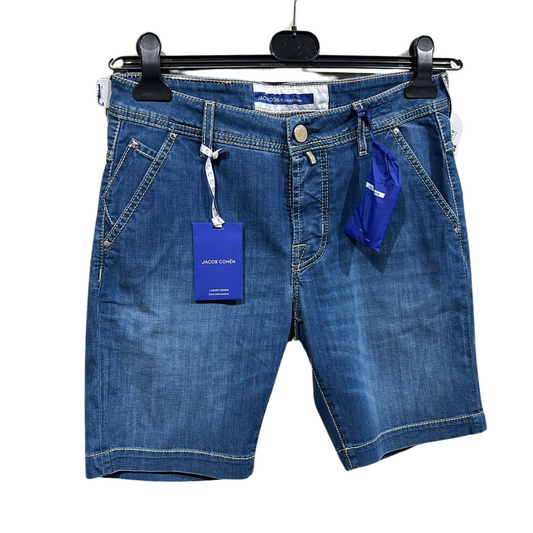 Jacob Cohën Lou Bermuda Shorts (Navy) (New)