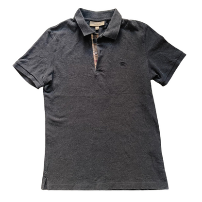 Burberry Polo Shirt (Dark Grey)