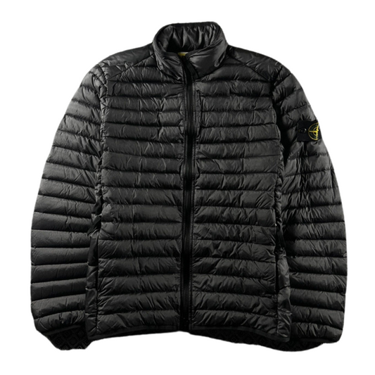 Stone Island Loom Woven Down Jacket (Black)