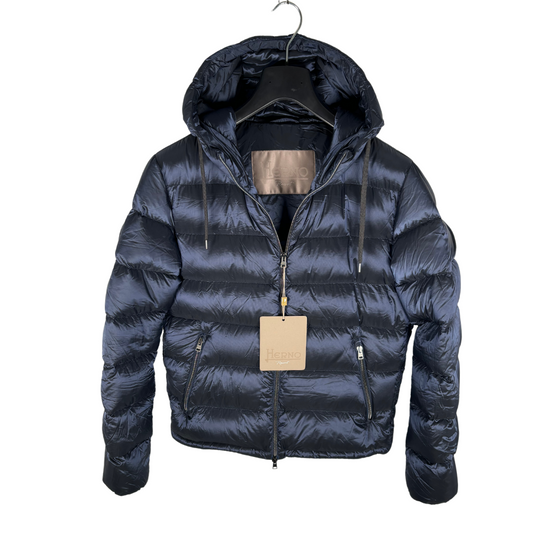 Herno Glossy Down Jacket (Navy) (New)